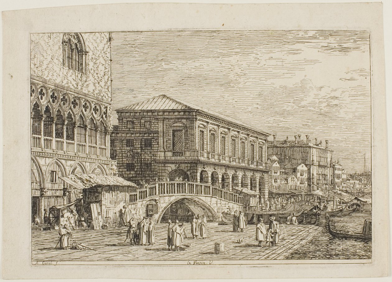 Le Preson. V., de Vedute de Canaletto