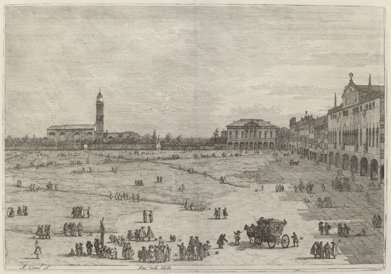 Pra della Valle de Canaletto