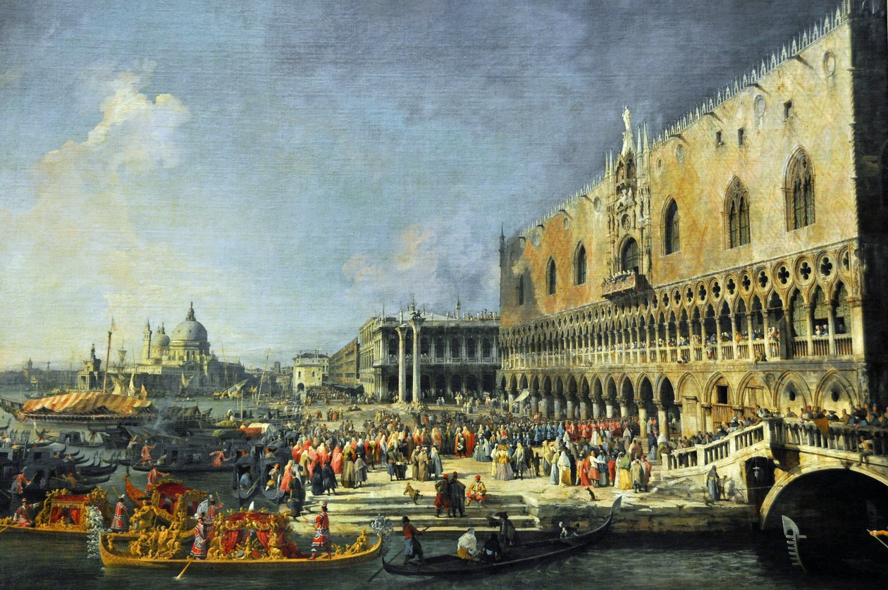 Recepción del Embajador de Francia en Venecia de Canaletto