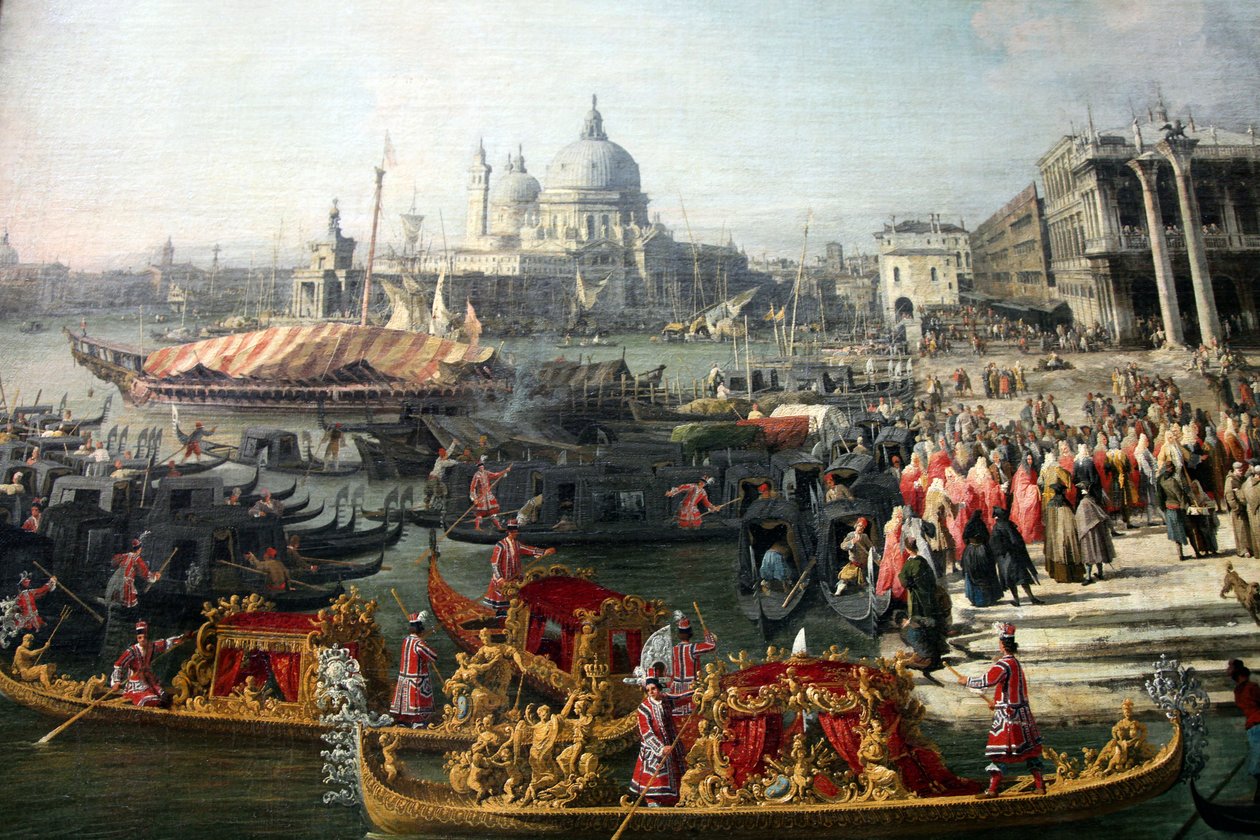 Recepción del embajador francés en Venecia, 1726-1727 de Canaletto