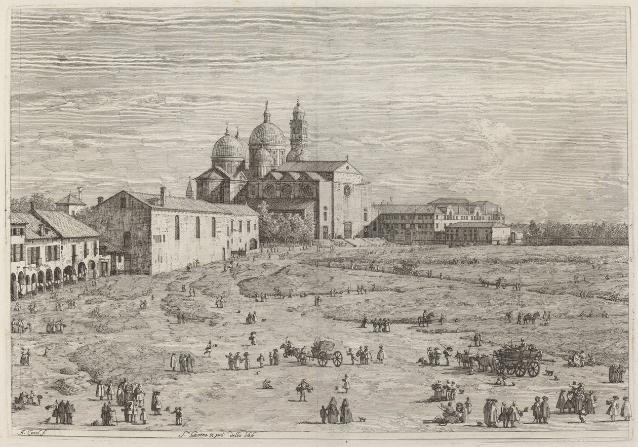 S. Giustina en pra della Vale de Canaletto