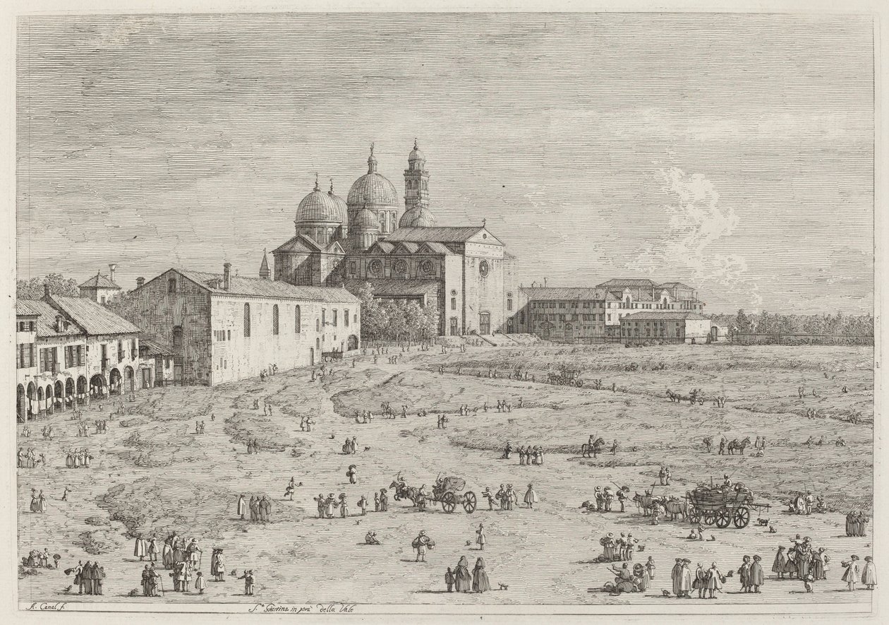 S. Giustina en pra della Vale, c. 1735-1746 de Canaletto