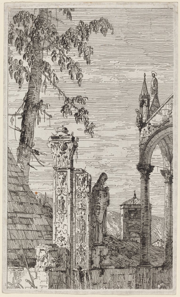 La tumba del obispo de Canaletto