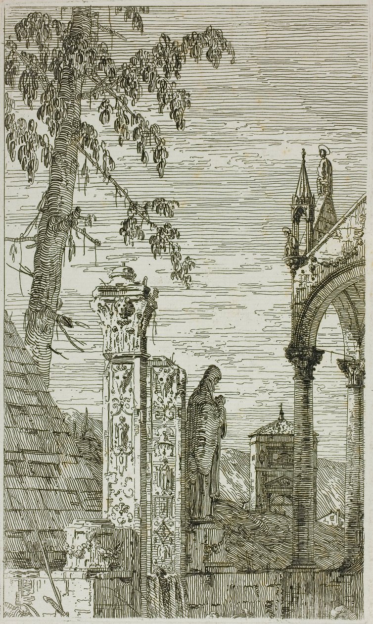 La tumba del obispo, de Vedute de Canaletto