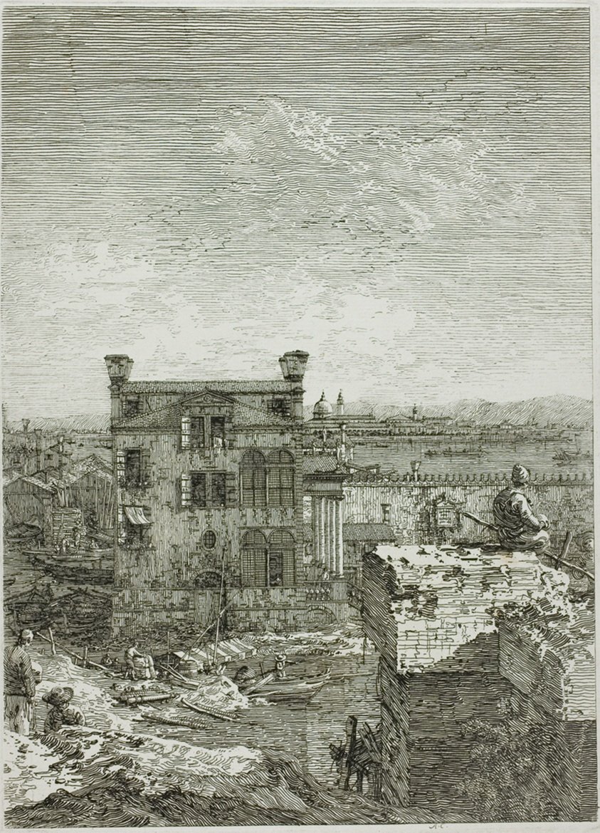 La Casa con el Peristilo, de Vedute de Canaletto