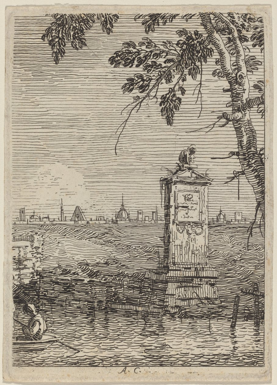 El pequeño monumento de Canaletto