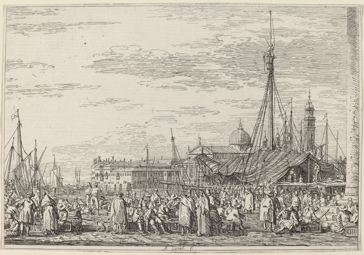 El Mercado en el Molo de Canaletto