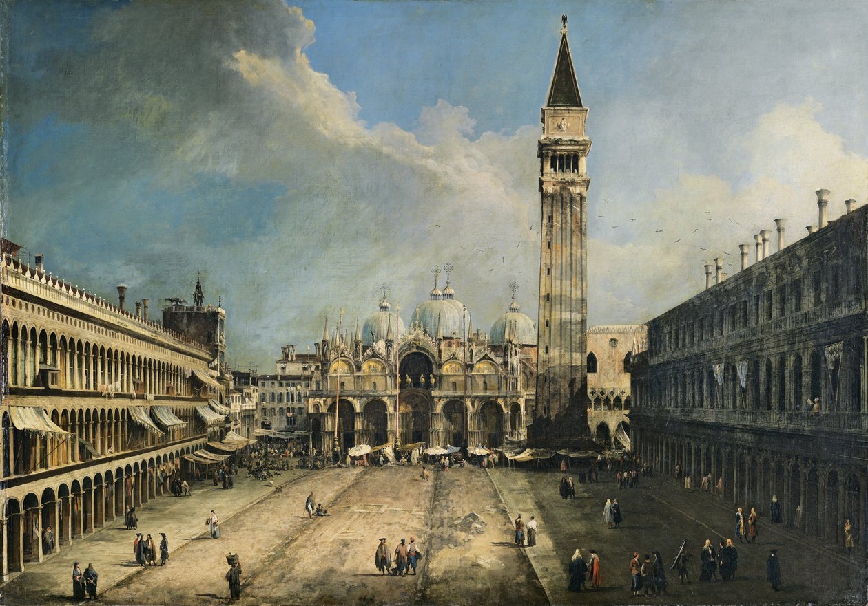 Plaza de San Marcos de Venecia de Canaletto