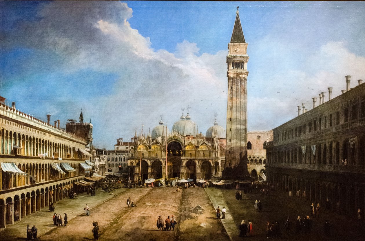 Plaza de San Marcos de Venecia de Canaletto