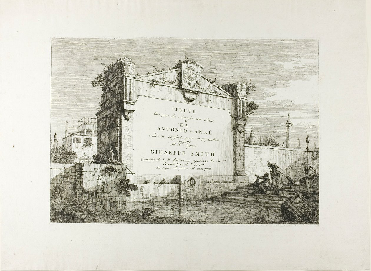 Página de Título, de Vedute de Canaletto