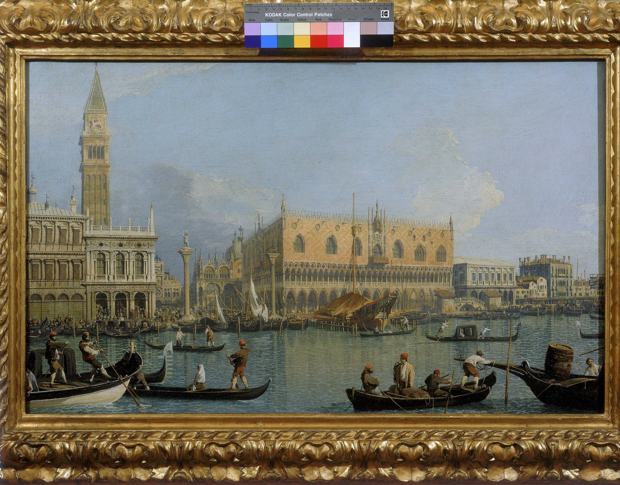 Vista del Palacio Ducal en Venecia de Giovanni Antonio Canal