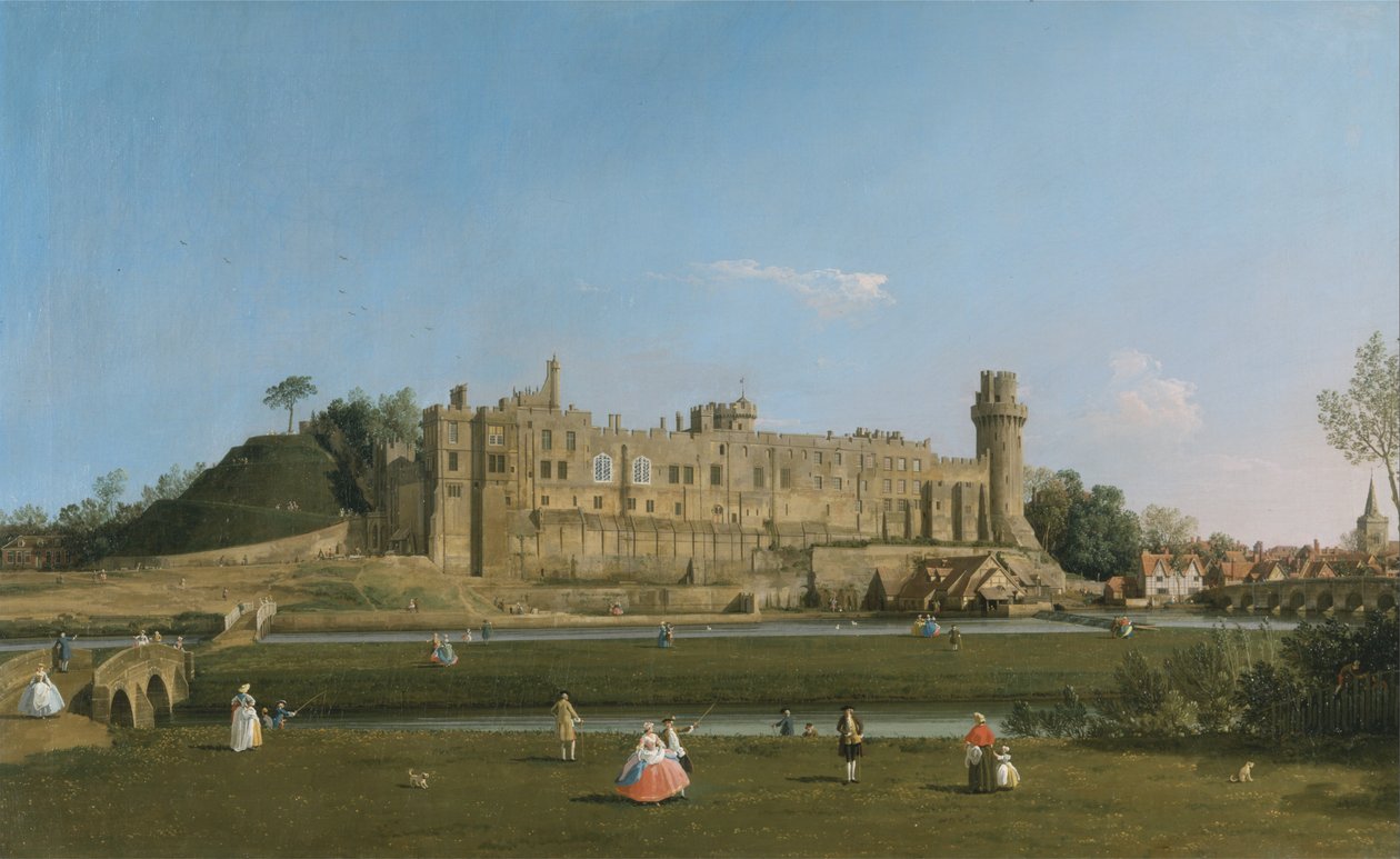 Castillo de Warwick de Canaletto