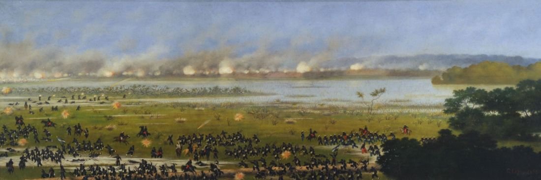 Asalto de la cuarta columna argentina en Curupaytí de Candido Lopez