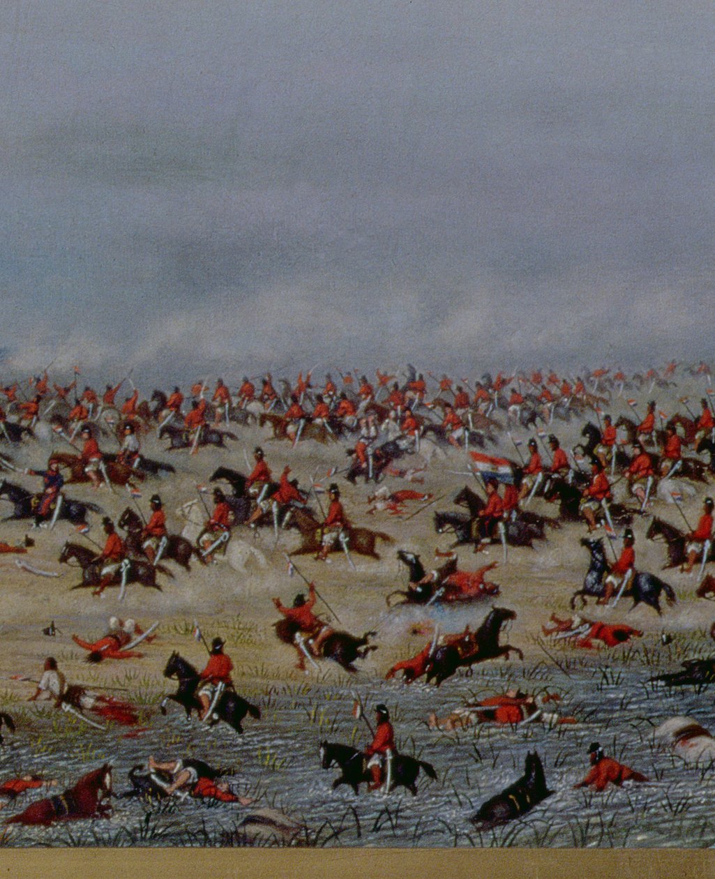 Batalla de Tuyuti, de los cuadros que representan la Guerra de la Triple Alianza de Candido Lopez