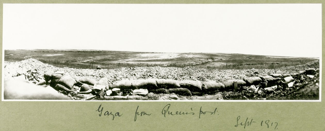 Gaza desde el puesto de la Reina de Capt. Arthur Rhodes