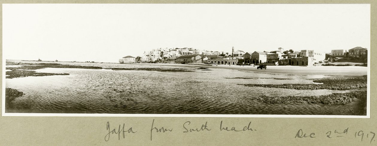 Jaffa desde South Beach, 2 de diciembre de 1917 de Capt. Arthur Rhodes