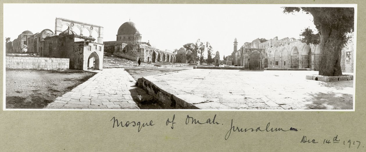 Mezquita de Omar, Jerusalén, 14 de diciembre de 1917 de Capt. Arthur Rhodes