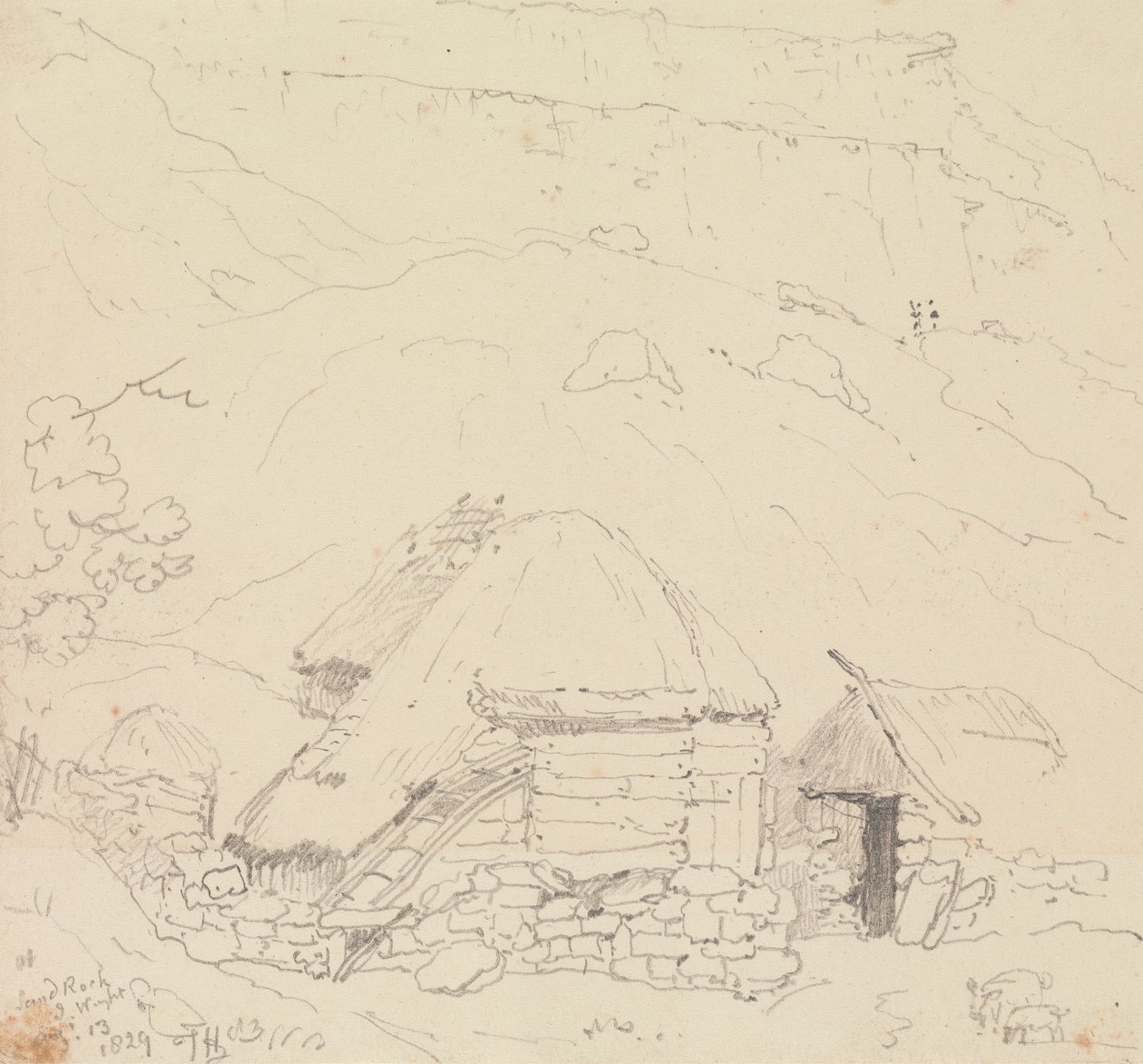 En Sandrock, Isla de Wight, 13 de agosto de 1829 de Capt. Thomas Hastings
