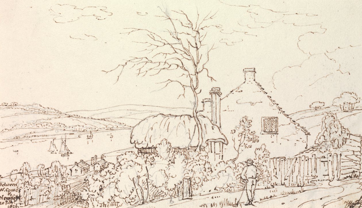 Entre West Cowes y Newport, 20 de febrero de 1826 de Capt. Thomas Hastings