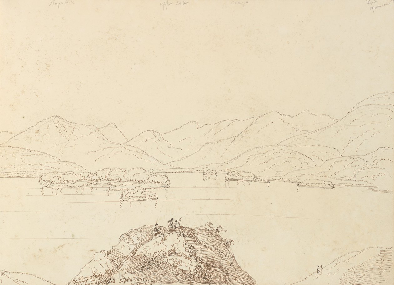 Desde encima del túnel en la carretera de Kenmare, 4 de septiembre de 1841 de Capt. Thomas Hastings