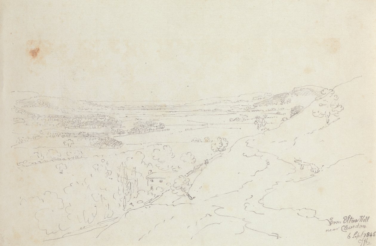 Desde Elton Hill, cerca de Clevedon, 6 de septiembre de 1845 de Capt. Thomas Hastings