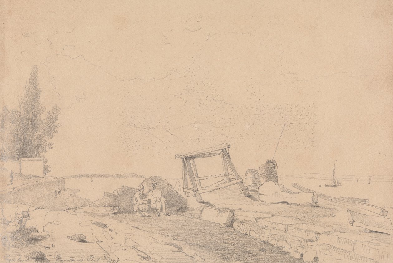 Desde el muelle de Lord Henry Seymour, Isla de Wight de Capt. Thomas Hastings