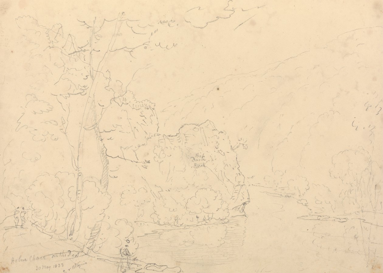 Holne Chase en el Dart, 30 de mayo de 1833 de Capt. Thomas Hastings