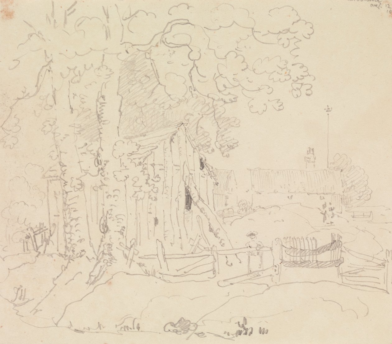 En Calbourne, Isla de Wight, 12 de agosto de 1829 de Capt. Thomas Hastings