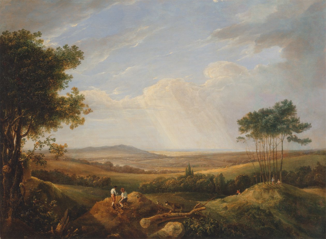 Paisaje con figuras de Capt. Thomas Hastings