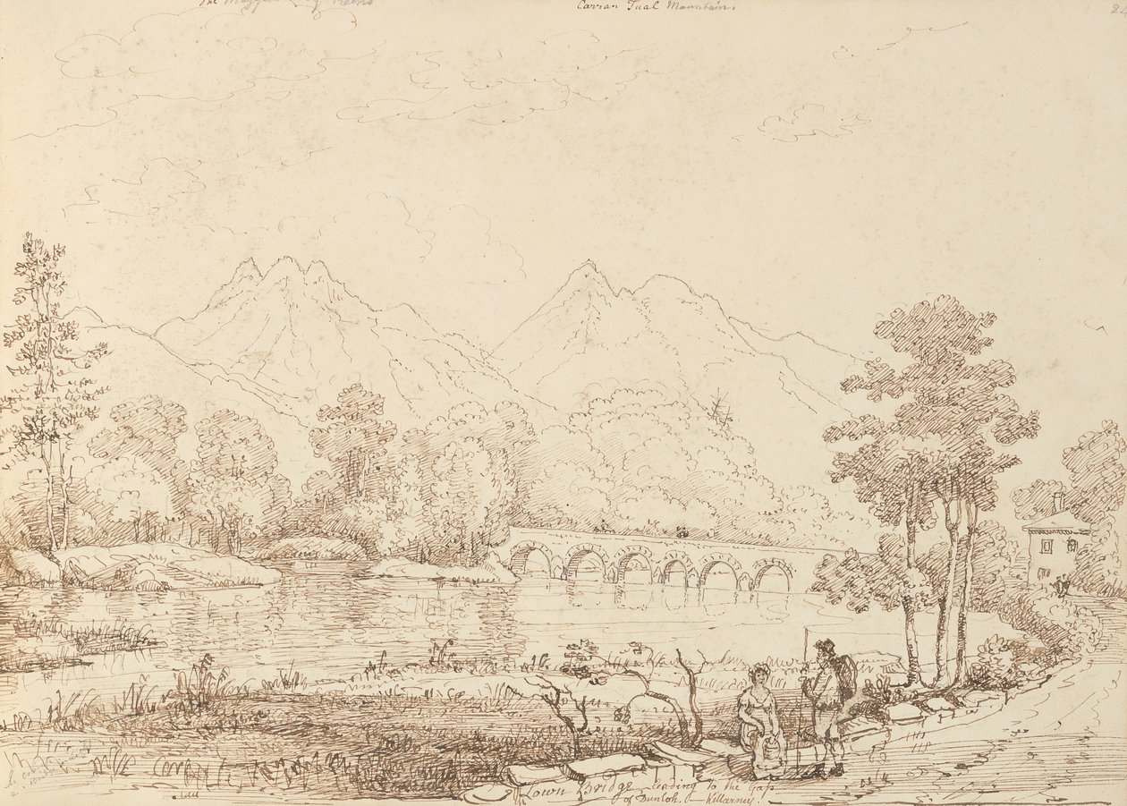 Puente Lown que conduce a la brecha de Dunloh de Capt. Thomas Hastings