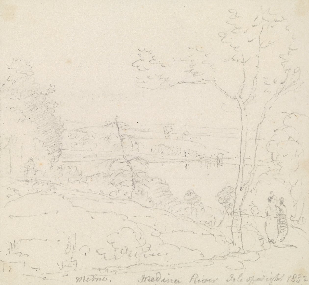 Memo del río Medina, Isla de Wight de Capt. Thomas Hastings