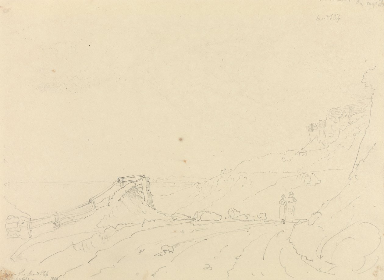 Cerca de Blackgang Chine, 19 de agosto de 1826 de Capt. Thomas Hastings
