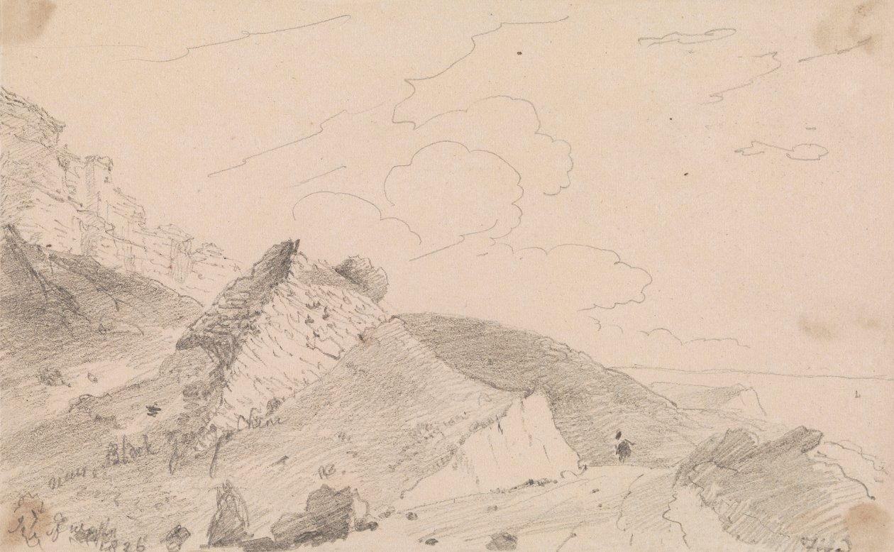 Cerca de Blackgang Chine, Isla de Wight de Capt. Thomas Hastings