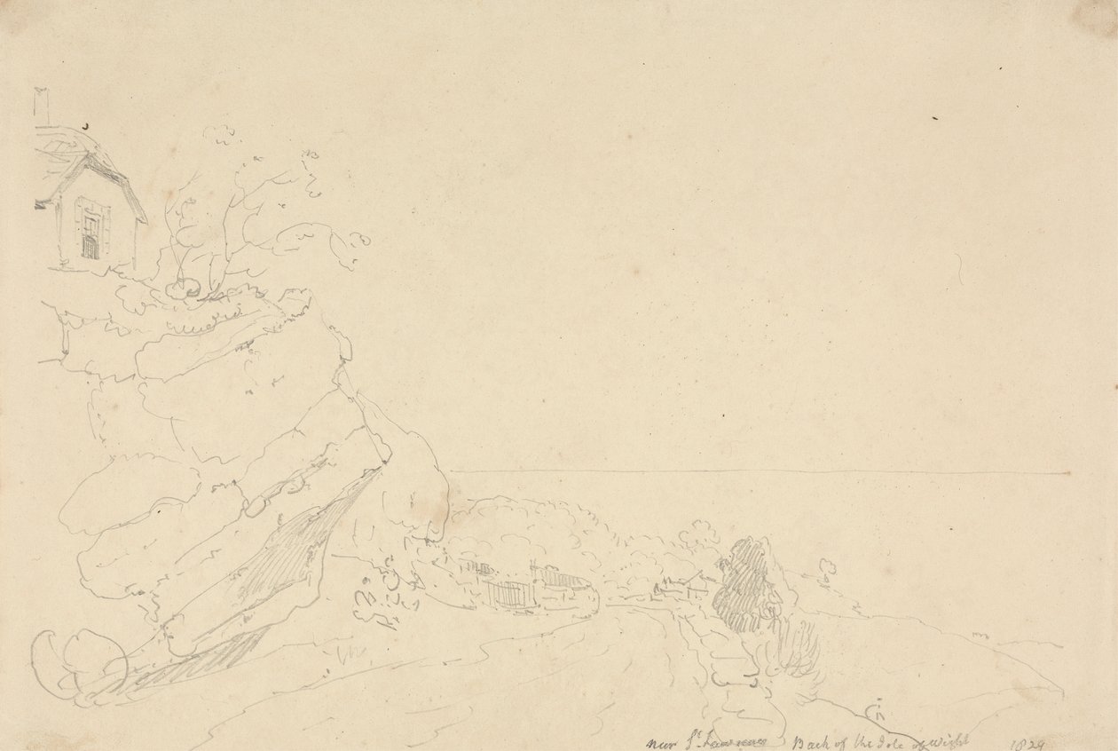 Cerca de Saint Lawrence, Isla de Wight de Capt. Thomas Hastings