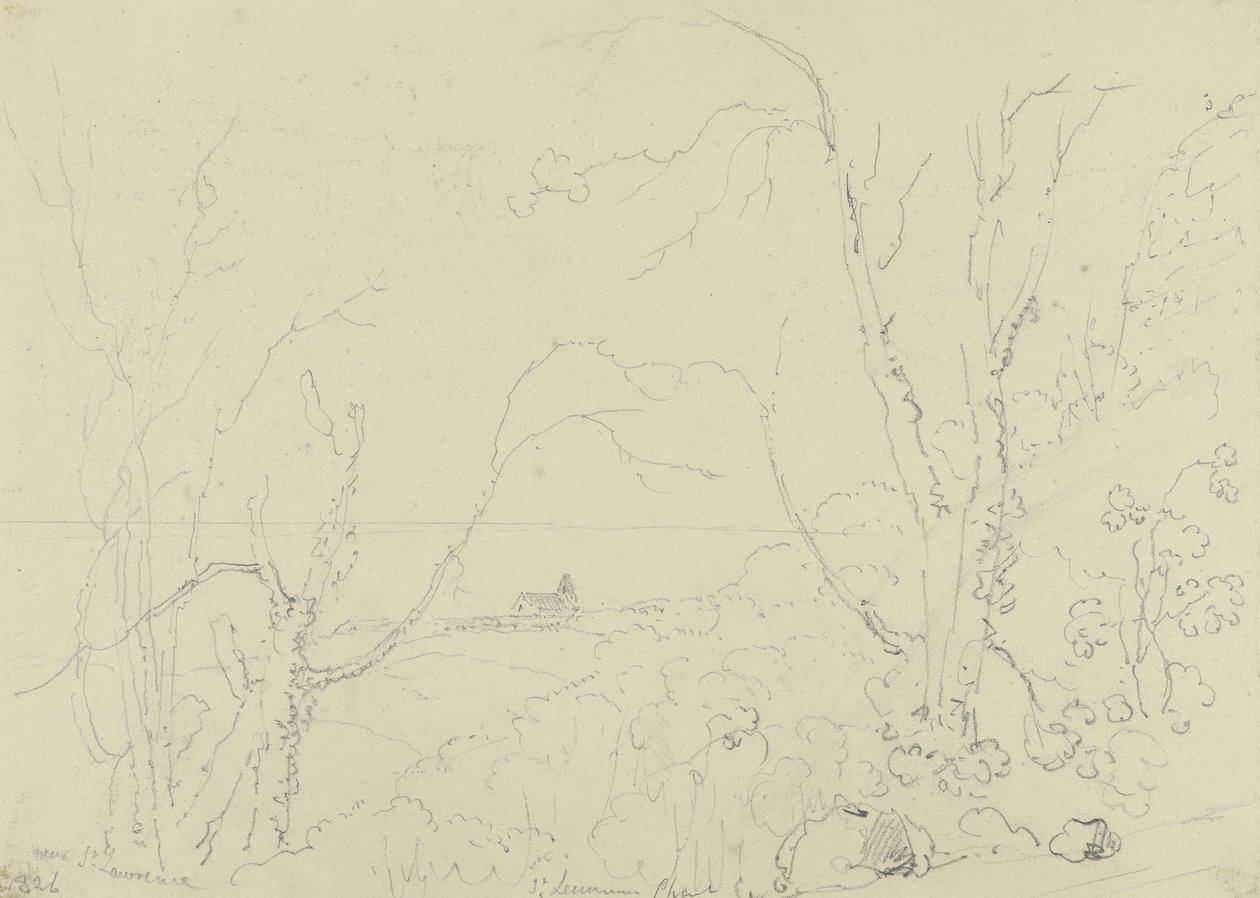 Cerca de Saint Lawrence, Isla de Wight de Capt. Thomas Hastings