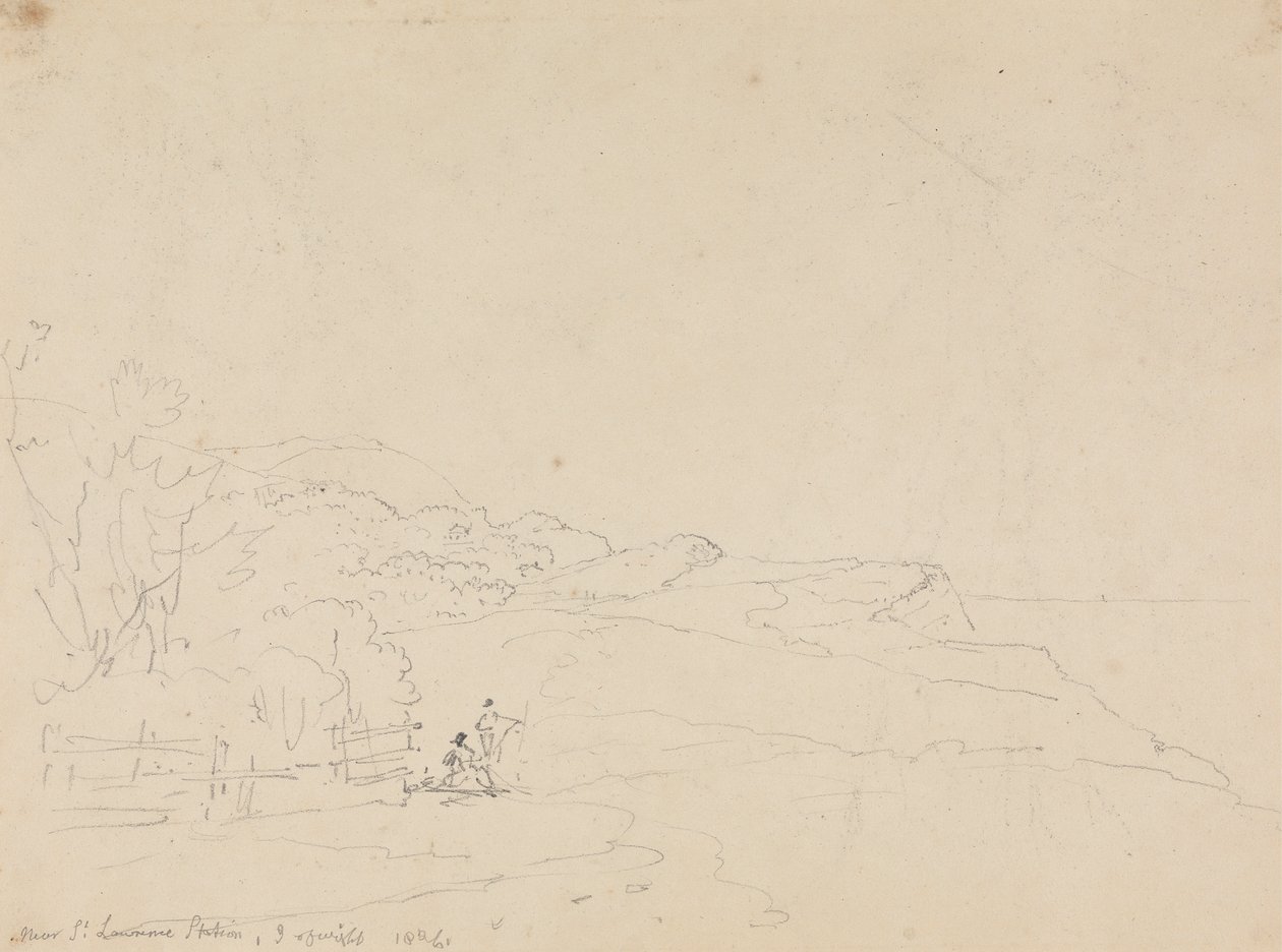 Cerca de la estación de Saint Lawrence, Isla de Wight de Capt. Thomas Hastings