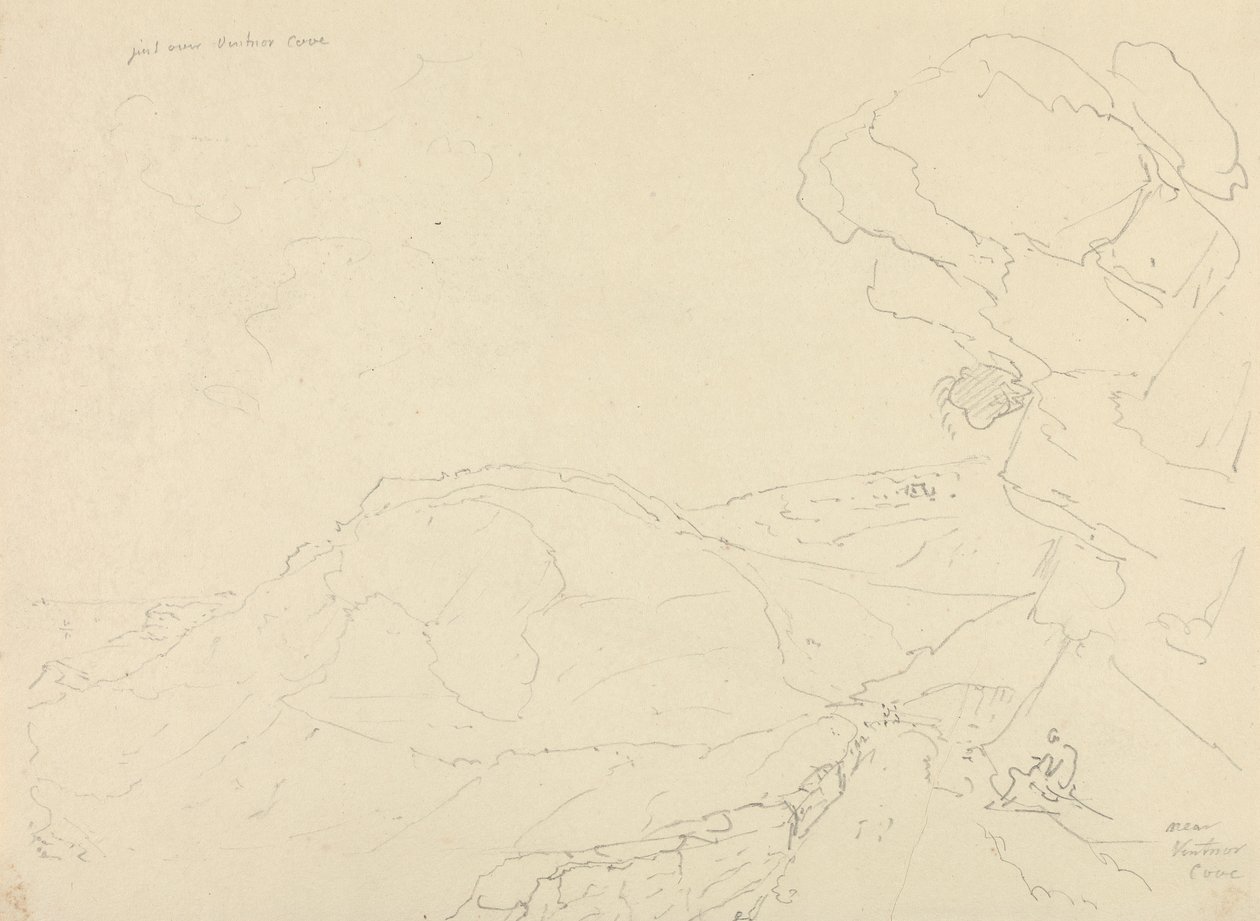 Cerca de Ventnor Cove, Isla de Wight de Capt. Thomas Hastings