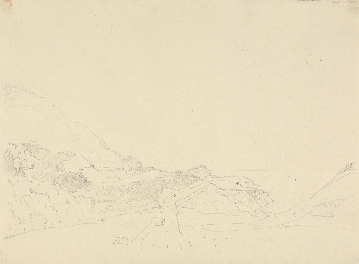 Cerca de Ventnor Down, 19 de agosto de 1826 de Capt. Thomas Hastings
