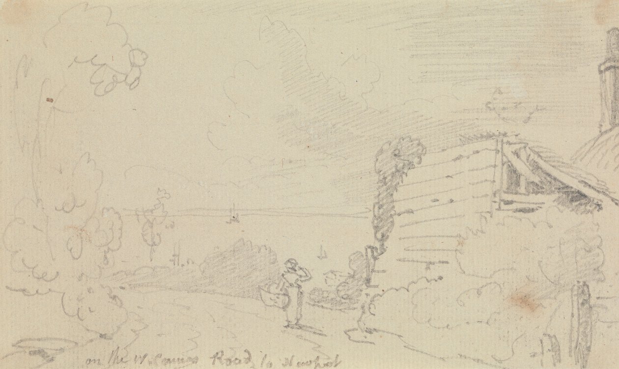 En la carretera de West Cowes a Newport de Capt. Thomas Hastings