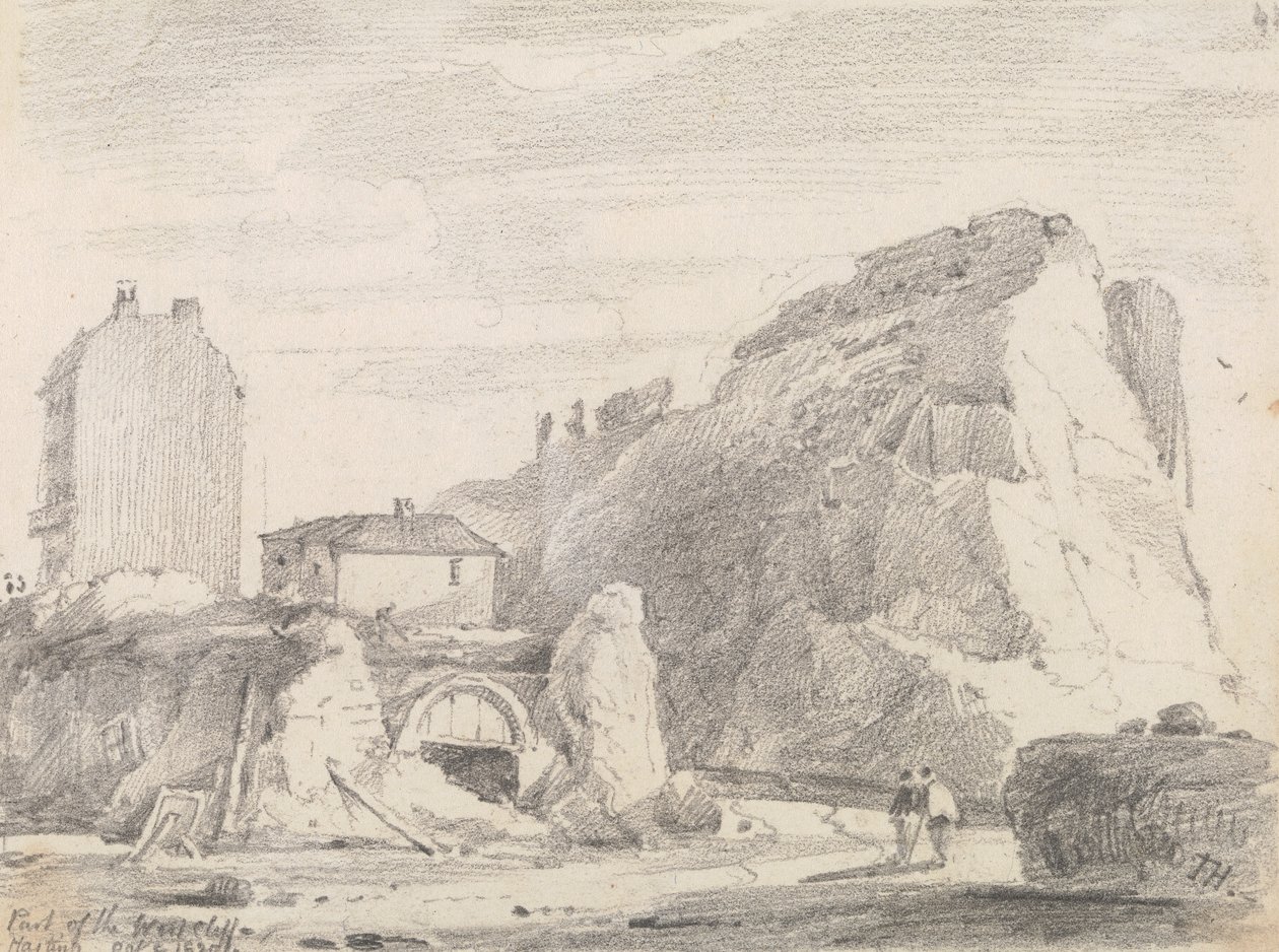 Parte del West Cliff, Hastings, 8 de octubre de 1820 de Capt. Thomas Hastings