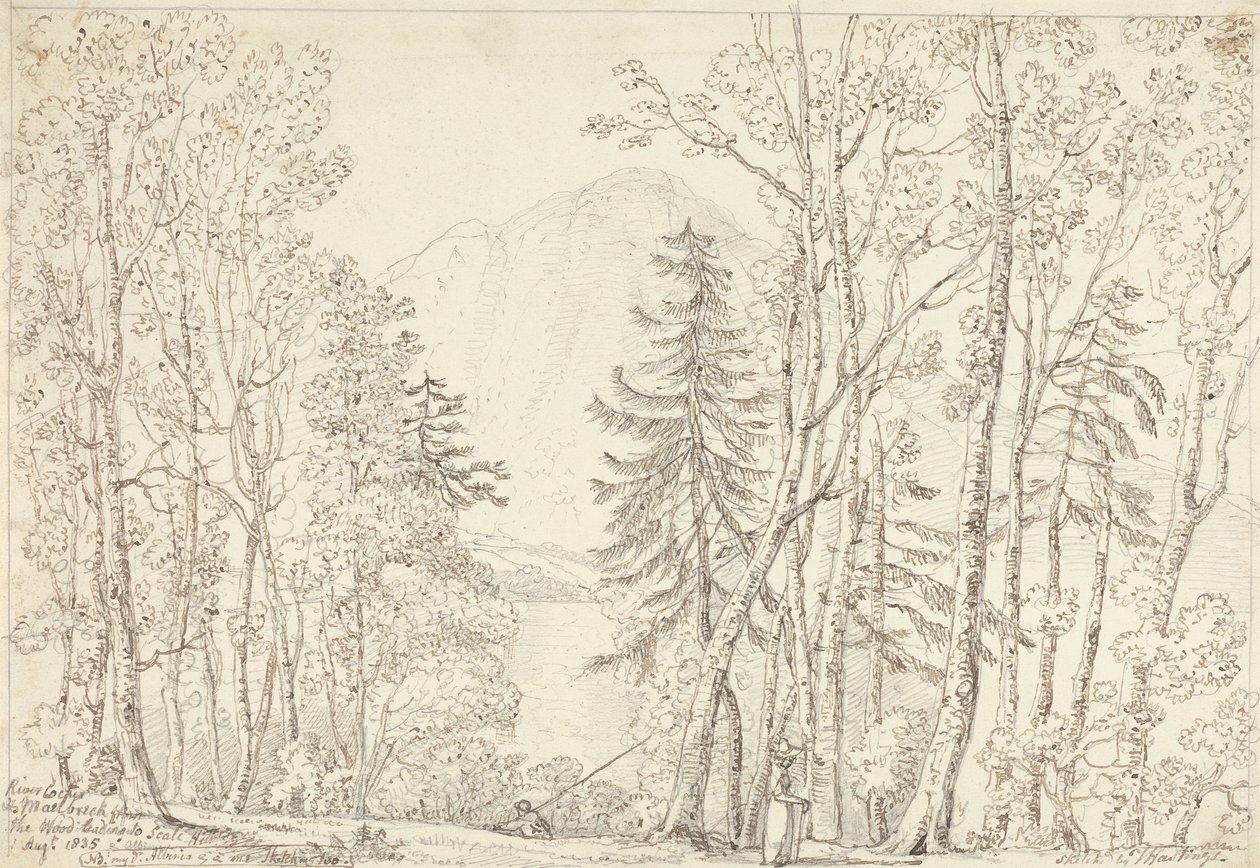 Río Cocker y Mellbreak, 1 de agosto de 1835 de Capt. Thomas Hastings
