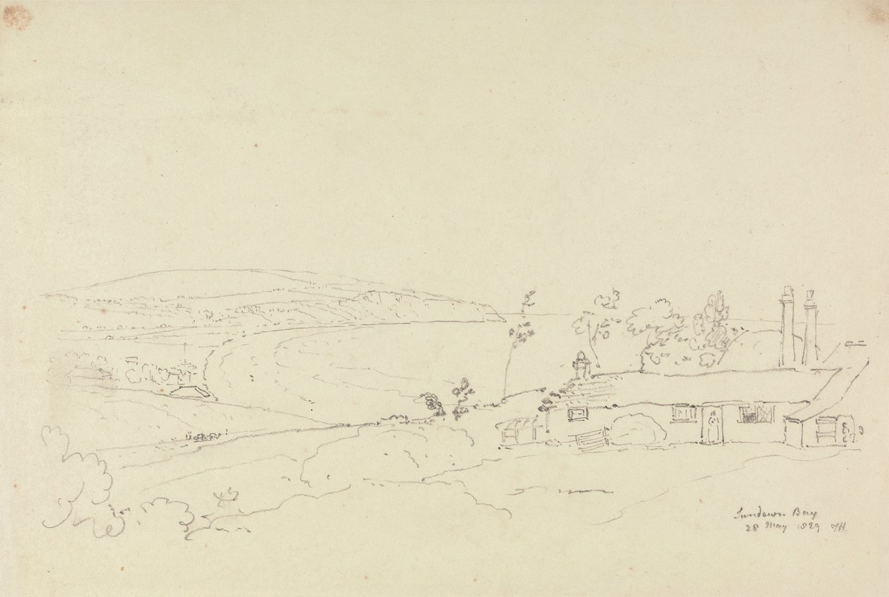 Bahía de Sandown, Isla de Wight de Capt. Thomas Hastings