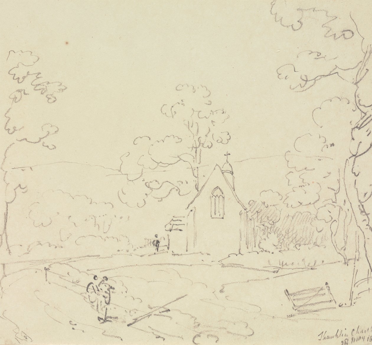 Iglesia de Shanklin, Isla de Wight, 28 de mayo de 1829 de Capt. Thomas Hastings