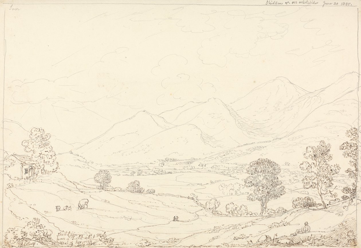 Skiddaw en casa del Sr. Whiteside, 30 de junio de 1835 de Capt. Thomas Hastings