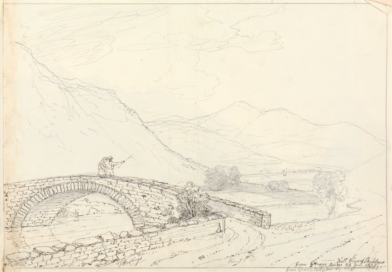The Bowder Stone, Jaws of Borrowdale, sábado 27 de junio de 1835 de Capt. Thomas Hastings