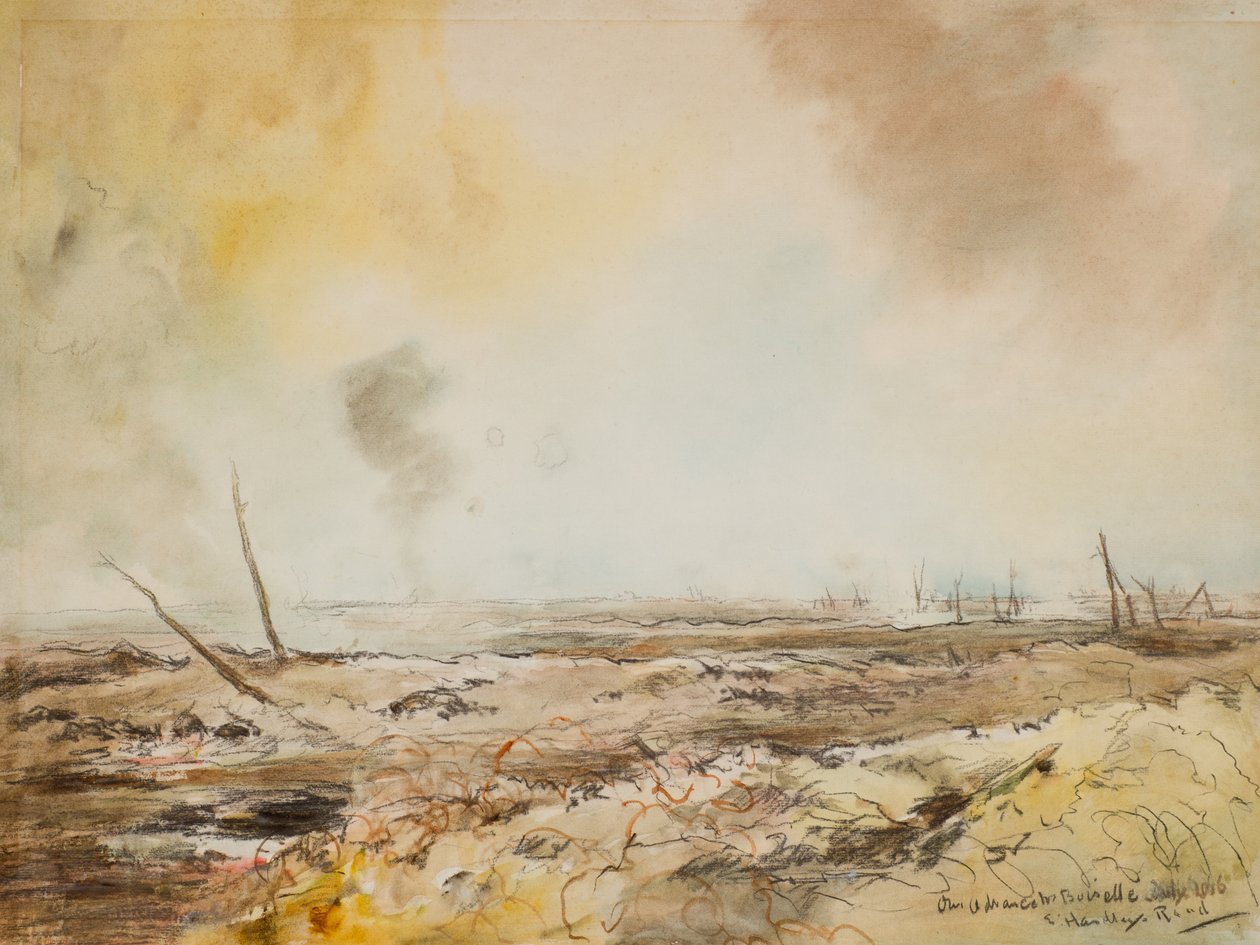Nuestro avance hacia (La) Boiselle - julio de 1916 de Captain Edward Henry Handley Read
