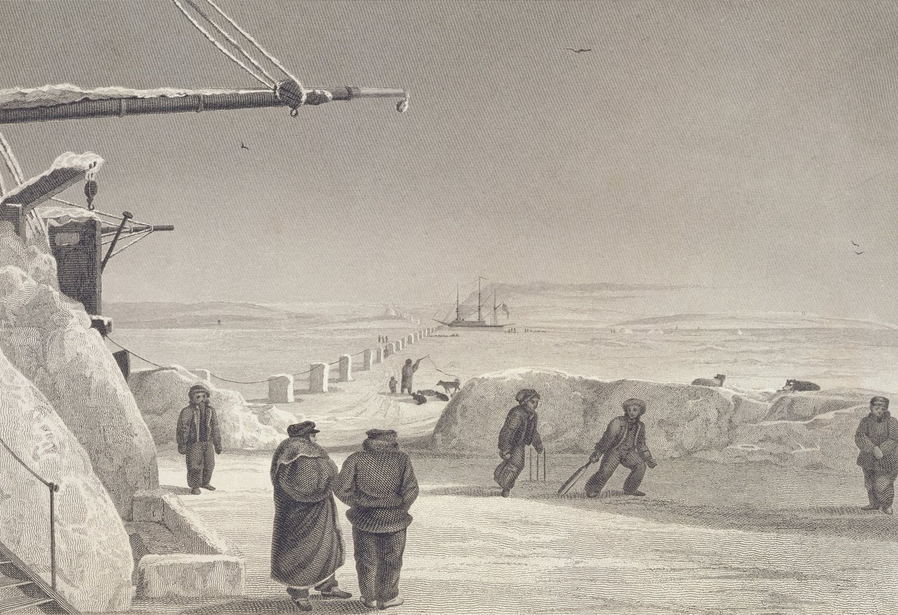 Situación de los barcos H.M. Fury y Hecla en Igloolik, 1822-23, del 