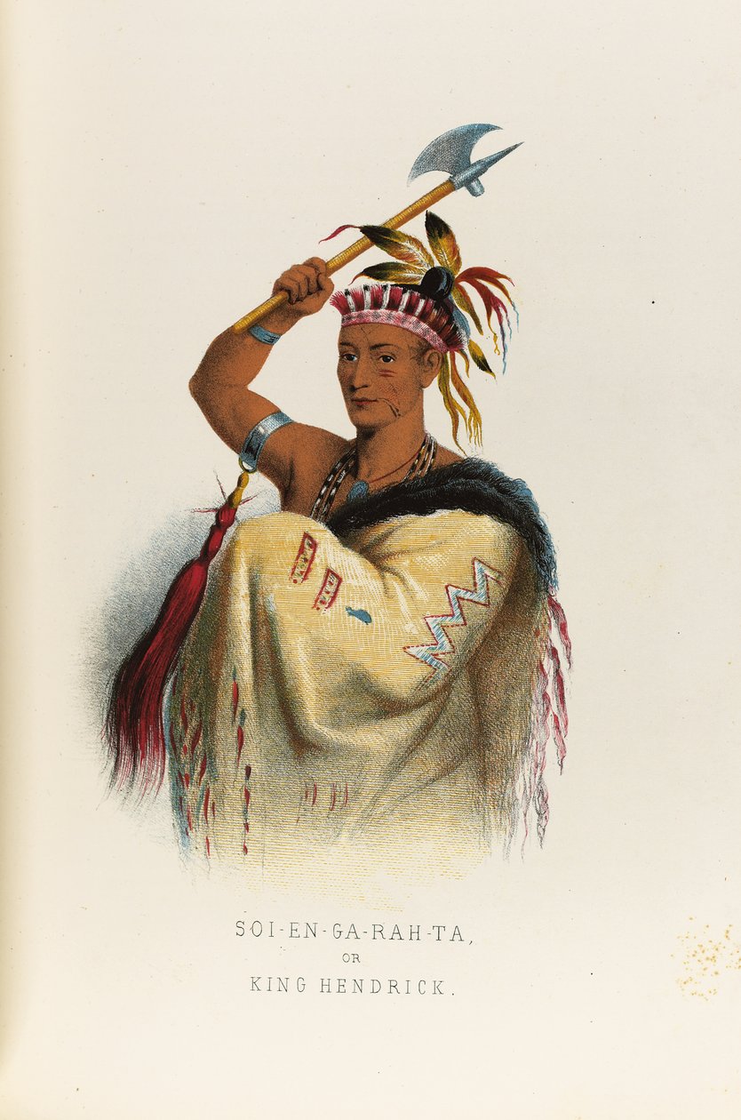 Soi-En-Ga-Rah-Ta o Rey Hendrick de Captain Seth Eastman