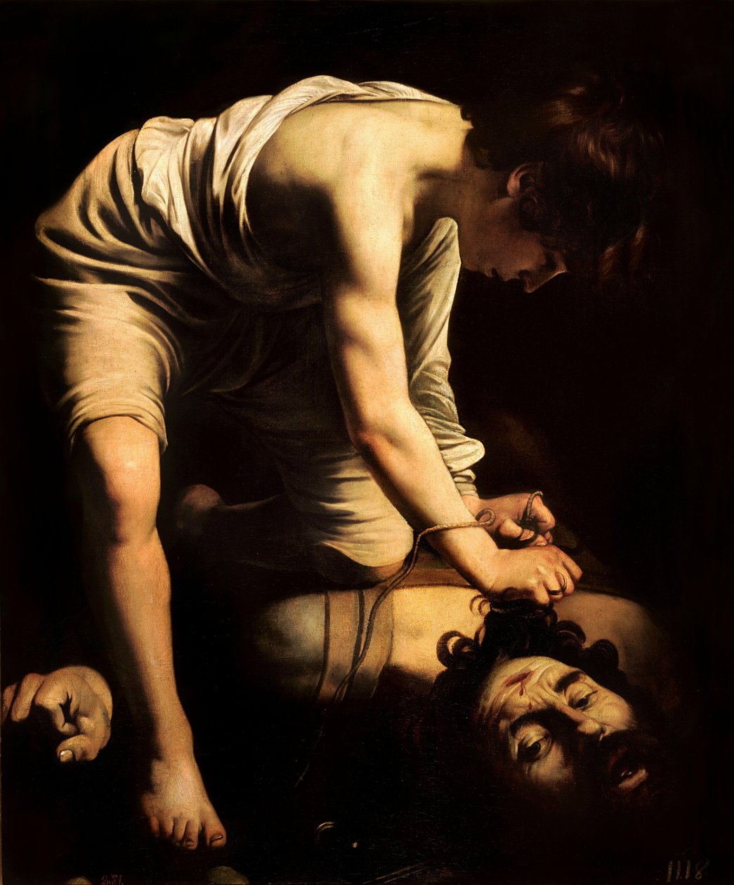 David y Goliat de Michelangelo Merisi Caravaggio