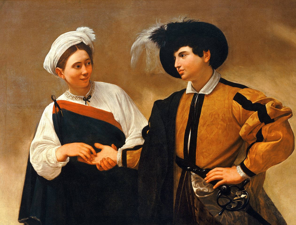 La adivina de Michelangelo Merisi Caravaggio